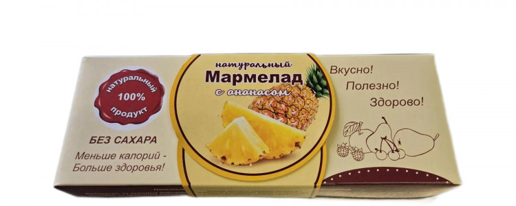  Мармелад натуральный "Ананас" 140г  в Сызране