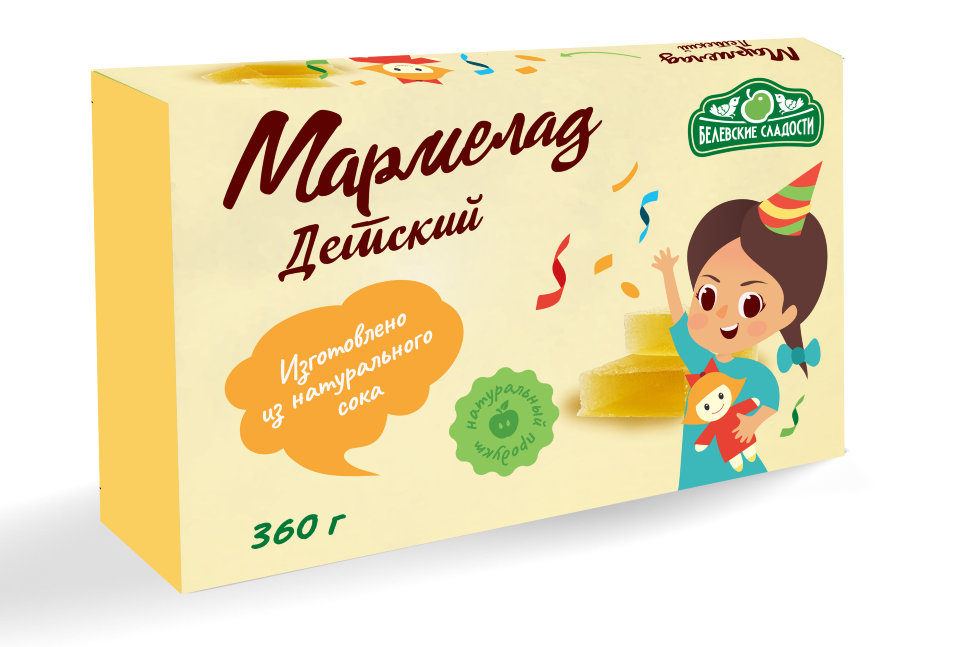  Мармелад  "Детский" белевский 360г   в Сызране