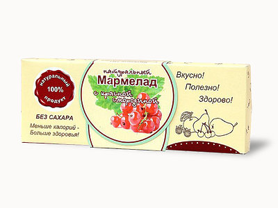№2 Мармелад натуральный "Красная смородина" 140г в Сызране