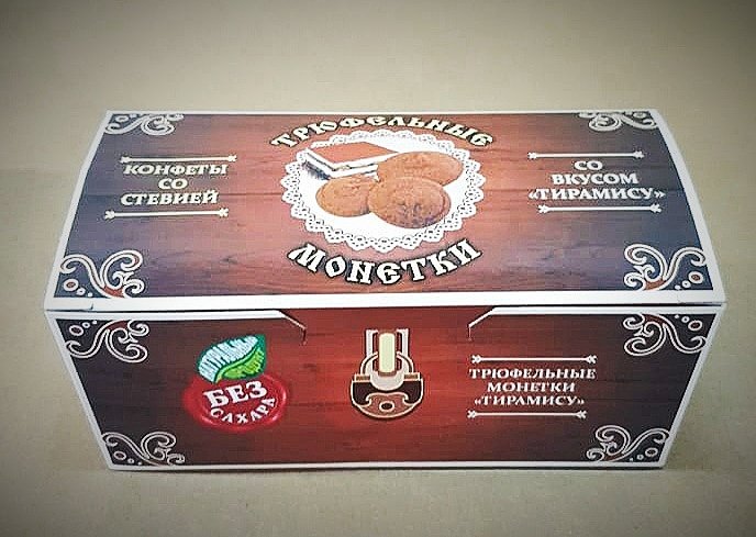  Трюфельные монетки вкус "Тирамису" 170г в Сызране