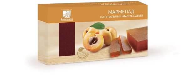 №2 Мармелад пластовый 210г абрикосовый  в Сызране