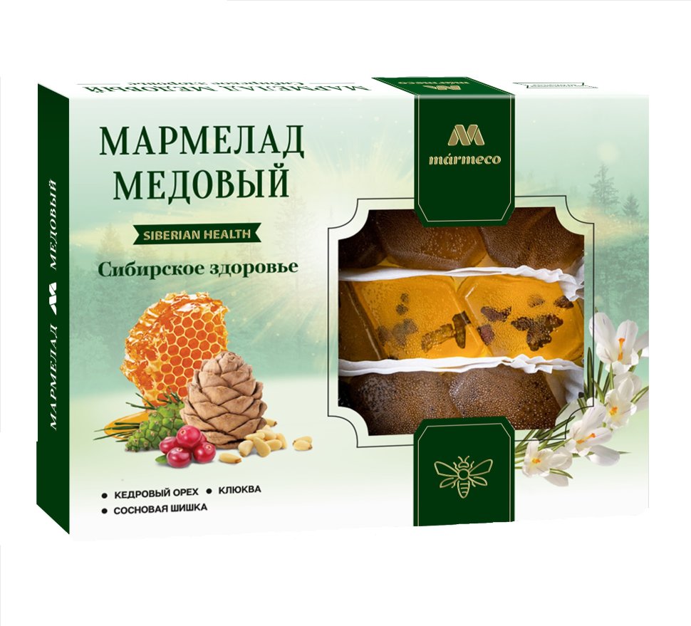  Мармелад медовый "Сибирское здоровье" без сахара 200г  в Сызране